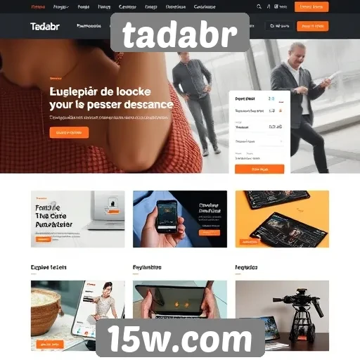 Avaliação da interface de usuário do site Tadabr